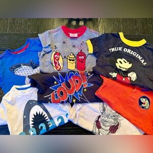 Bundle of Kids Summer T-Shirts, includes Hanna and Crew. Youth size 3.